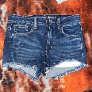 American Eagle Outfitters Dark Blue Jean Shorts